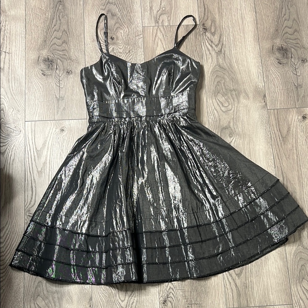 Shimmering Silver Dress by Only.